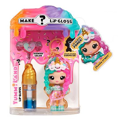 Yummiland Phoebe Frappe Color-Change Doll & Lip Gloss Accessory Set