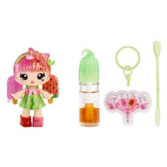 Yummiland Poppy Melonberry Color-Change Doll & Lip Gloss Accessory Set