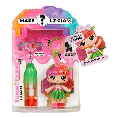 Yummiland Poppy Melonberry Color-Change Doll & Lip Gloss Accessory Set