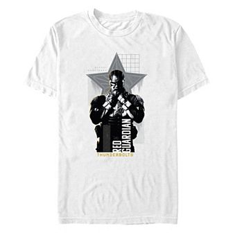 Men's Marvel Thunderbolts Red Guardian Poster Graphic Tee