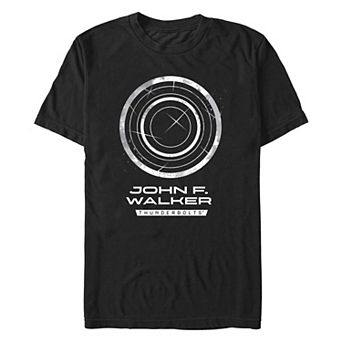 Men's Marvel Thunderbolts John Walker Symbol Graphic Tee