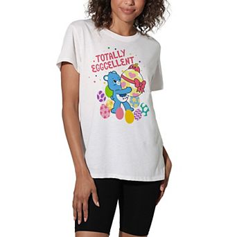 Juniors' Care Bears Totally Eggcellent Graphic Loose Tee