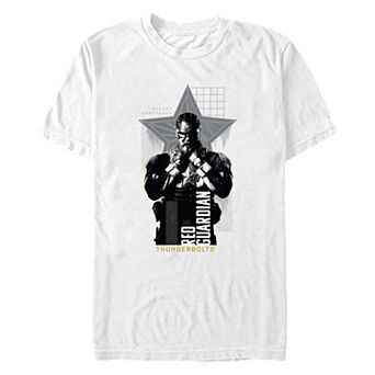 Big & Tall Marvel Thunderbolts Red Guardian Poster Graphic Tee