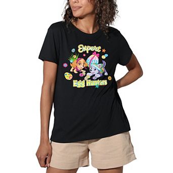 Juniors' Paw Patrol Expert Easter Egg Graphic Loose Tee