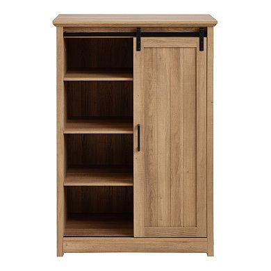 47.64 in. H Accent Cabinet with 5 Drawers and 4 Shelves