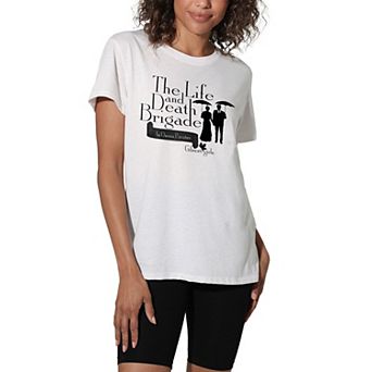 Juniors' Gilmore Girls Life and Death Graphic Loose Tee
