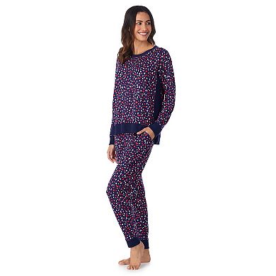 Women's Cuddl Duds® Sweater Knit Pajama Top & Pajama Pants Set
