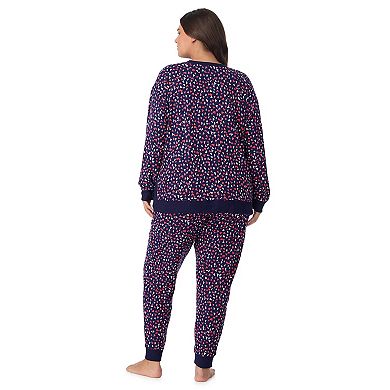 Plus Size Cuddl Duds® Sweater Knit Long Sleeve Pajama Top & Pajama Pants Set