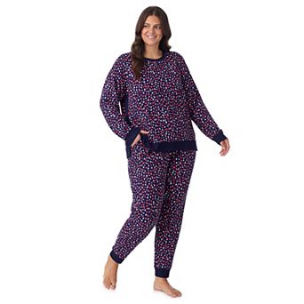 Plus Size Cuddl Duds® Sweater Knit Long Sleeve Pajama Top & Pajama Pants Set