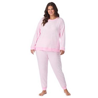 Plus Size Cuddl Duds® Sweater Knit Long Sleeve Pajama Top & Pajama Pants Set