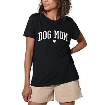 Women's Dog Mom Loose Graphic Tee