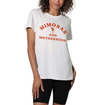 Women's Mimosas and Motherhood Loose Graphic Tee