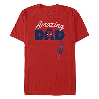 Men's Marvel Spider-Man Amazing Dad Graphic Tee