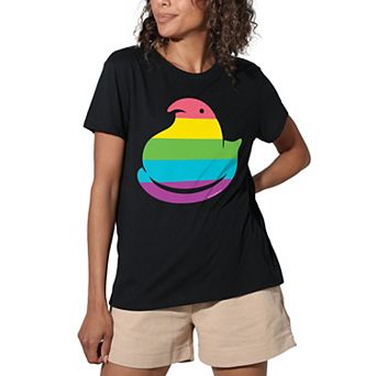 Juniors' Easter Peep Graphic Loose Tee