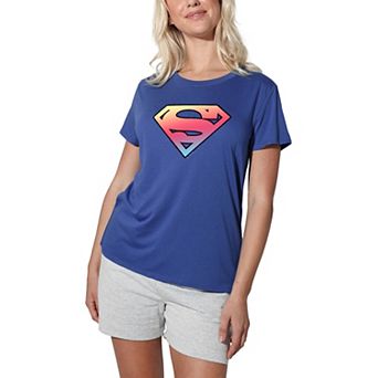 Juniors' Superman Graphic Loose Tee