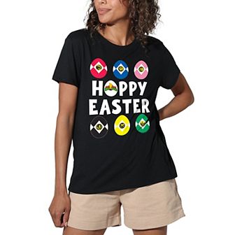 Juniors' Power Rangers Graphic Loose Tee