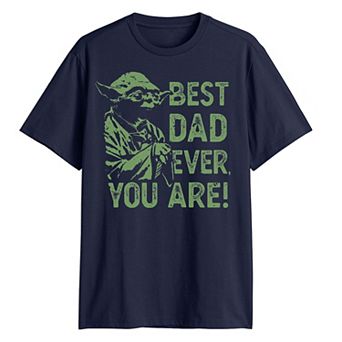 Men's Star Wars Yoda Best Dad Ever You Are Graphic Tee
