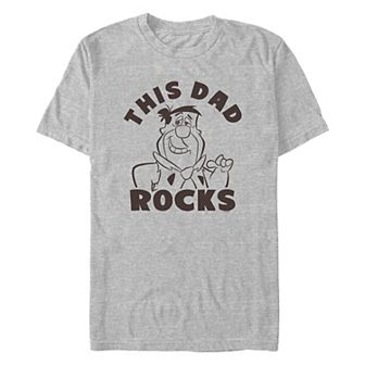 Men's The Flintstones Fred This Dad Rocks Graphic Tee