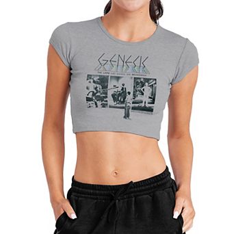 Juniors' Genesis The Lamb Crop Top