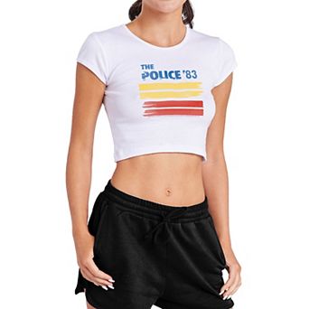 Juniors' The Police 83 Graphic Crop Top