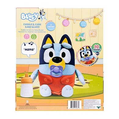 Bluey Cuddle & Care Interactive Plush Toy with 10 Sounds