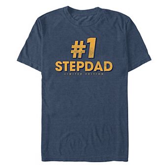 Men's Number One Stepdad Limited Editon Graphic Tee