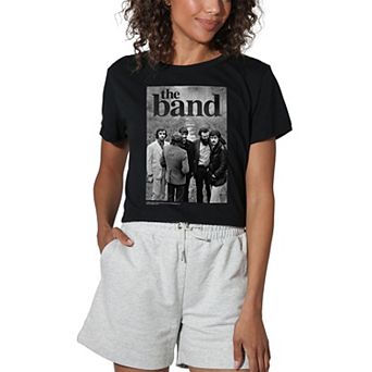 Juniors' The Band On the Road Crop Tee
