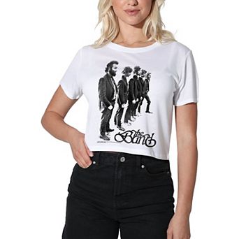 Juniors' Standing In A Row Graphic Tee