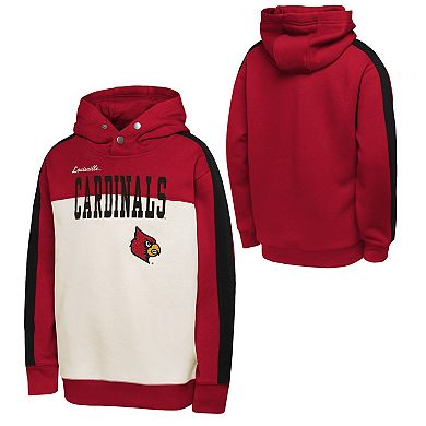 Youth Louisville Cardinals We're In There Colorblock Hoodie