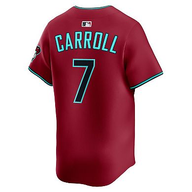 Men's Nike Corbin Carroll Red Arizona Diamondbacks Alternate Limited Jersey