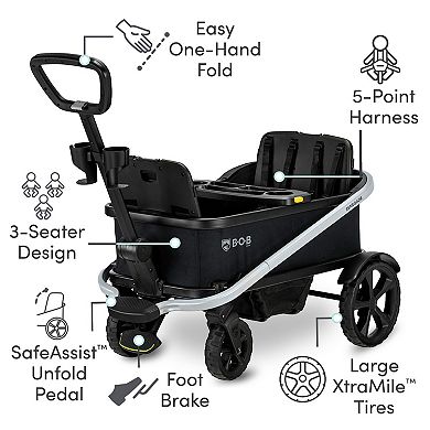 BOB Gear Renegade 3-Seater Stroller Wagon