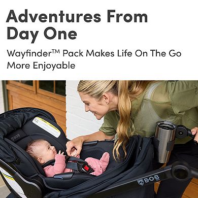 BOB Gear Wayfinder Travel System Jogging Stroller and Infant Car Seat Combo