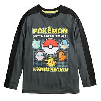 Boys 4-12 Jumping Beans® Pokemon Kanto Region Active Long Sleeve T-Shirt