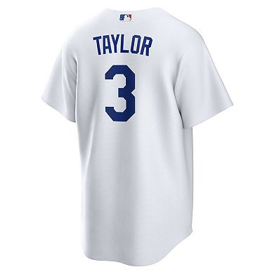 Men's Nike Chris Taylor White Los Angeles Dodgers Replica Player Jersey