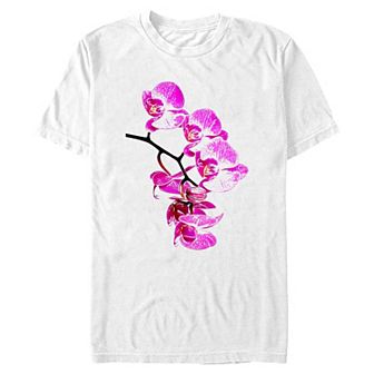 Big & Tall Orchids Blooming Graphic Tee