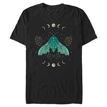 Big & Tall Celestial Moth Graphic Tee
