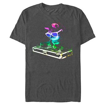 Big & Tall DJ Kitty Graphic Tee