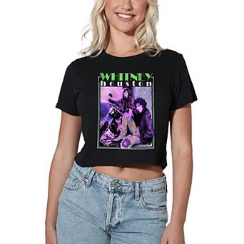 Juniors' Motorcycle Queen Crop Tee