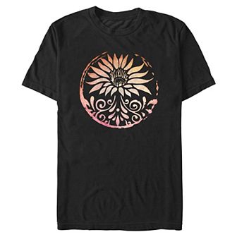 Big & Tall Lotus Flower Stamp Graphic Tee