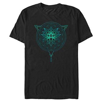 Big & Tall Lotus Flower Mandala Graphic Tee