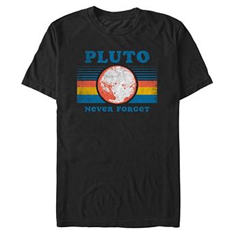 Big & Tall Pluto Never Forget Graphic Tee