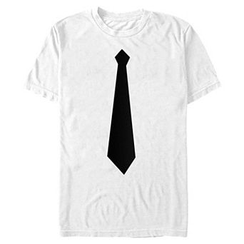 Big & Tall Black Tie Graphic Tee