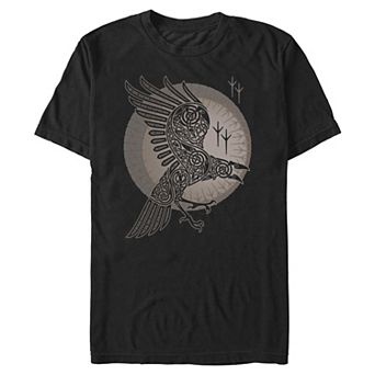 Big & Tall Nordic Raven Graphic Tee