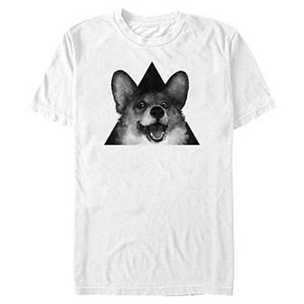 Big & Tall Cute Corgi Graphic Tee