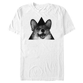 Big & Tall Cute Corgi Graphic Tee