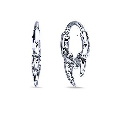 Men's LYNX Stainless Steel Hoop Earrings