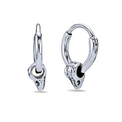 Men's LYNX Stainless Steel Hoop Earrings