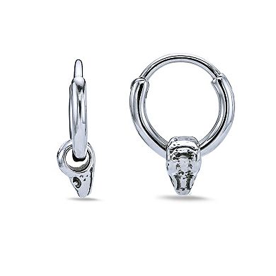 Men's LYNX Stainless Steel Hoop Earrings