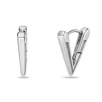 Men's LYNX Stainless Steel Triangle Earrings