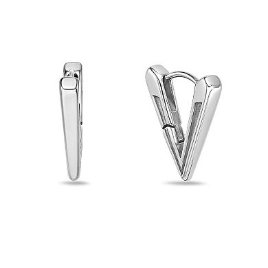 Men's LYNX Stainless Steel Triangle Earrings